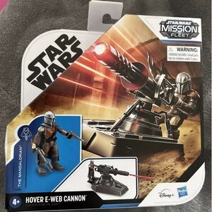 Star Wars the mandalorian mission fleet hover e-web cannon NEW toy